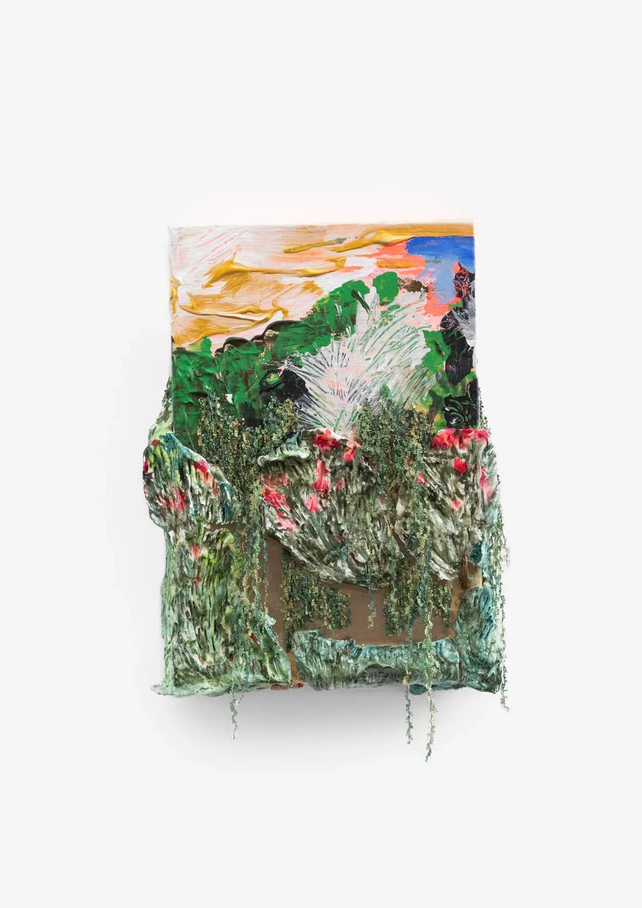 Laura Villarosa — Jardim com flores rosa I, 2026