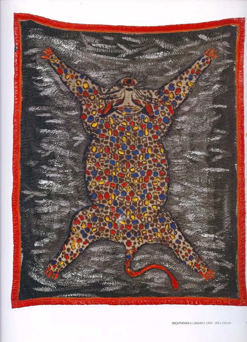 Leda Catunda — Onça, 1984