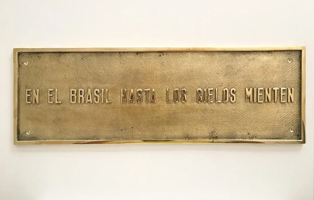 Ivan Grilo — En El Brasil Hasta Los Cielos Mienten (#3 Monumento), 2017