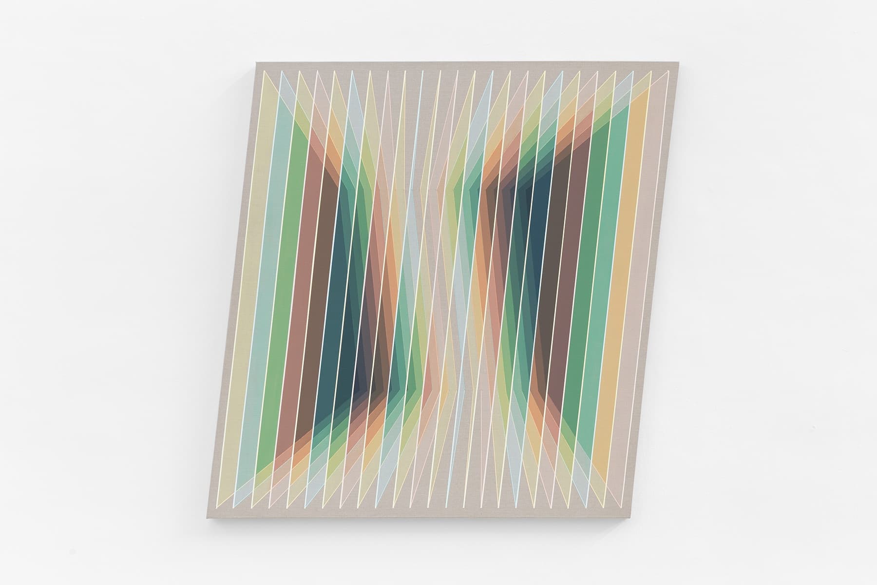 Daniel Mullen — Proximity XVI: triadic dissoance with yellow–phthalo tension, 2025