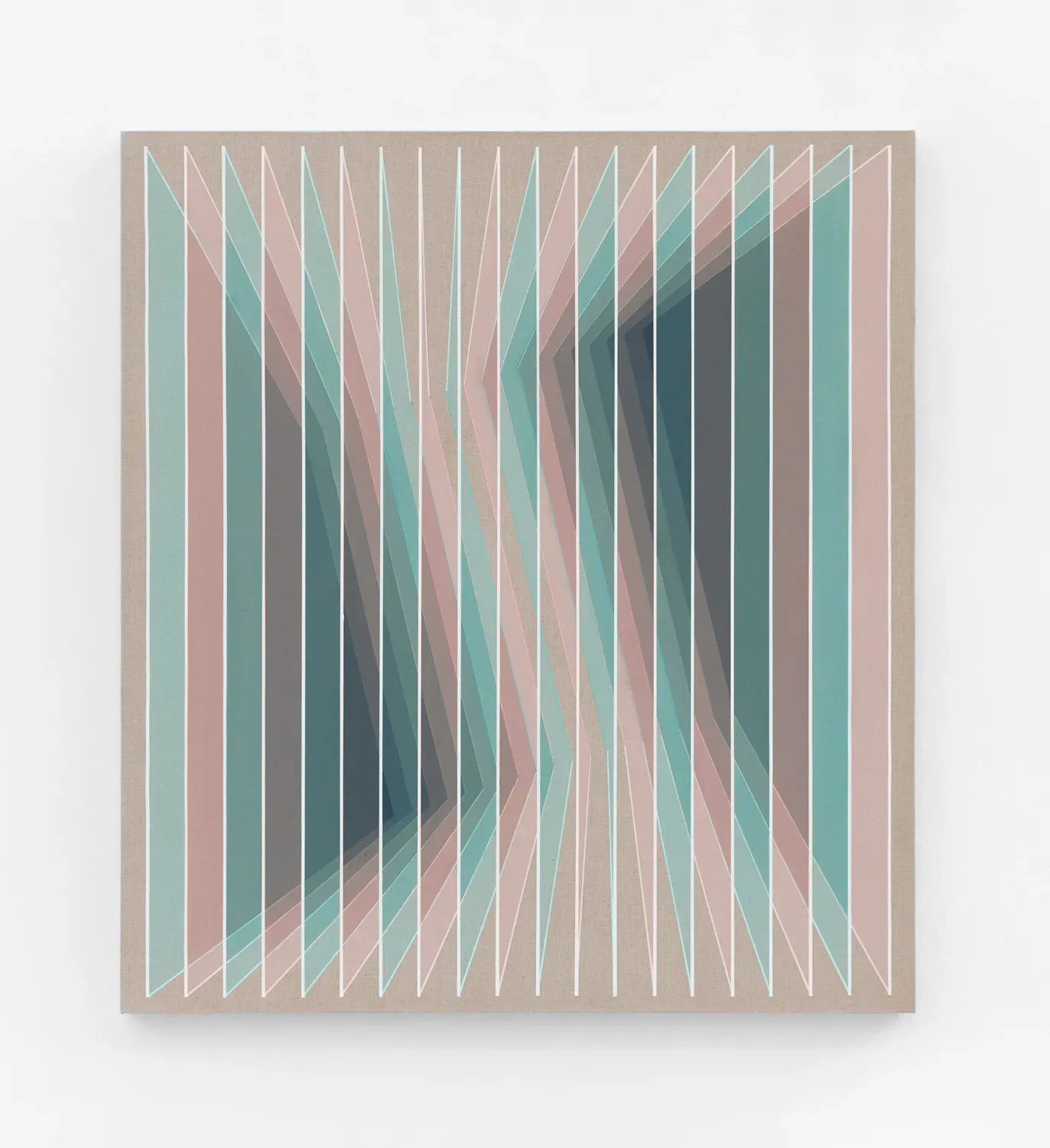 Daniel Mullen — Proximity VII: pink-tourqoise shift, 2025