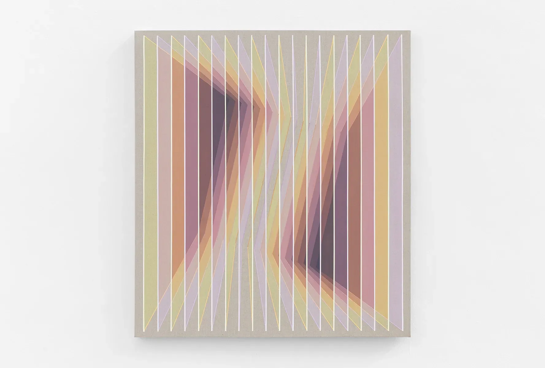 Daniel Mullen — Proximity VI: pink-yellow shift, 2025