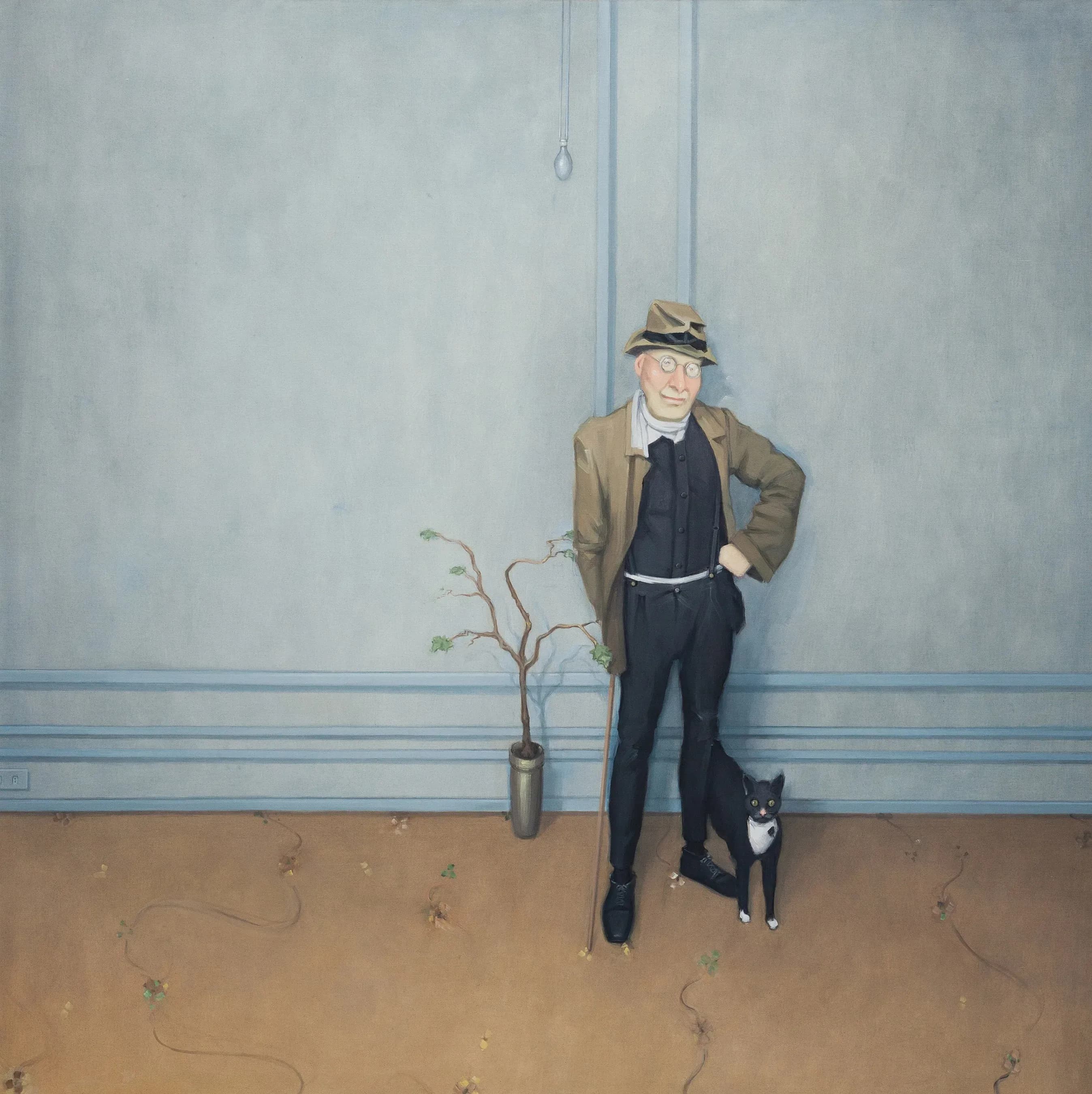 Rodrigo Cunha — Senhor com Gato Bicolor, 2011