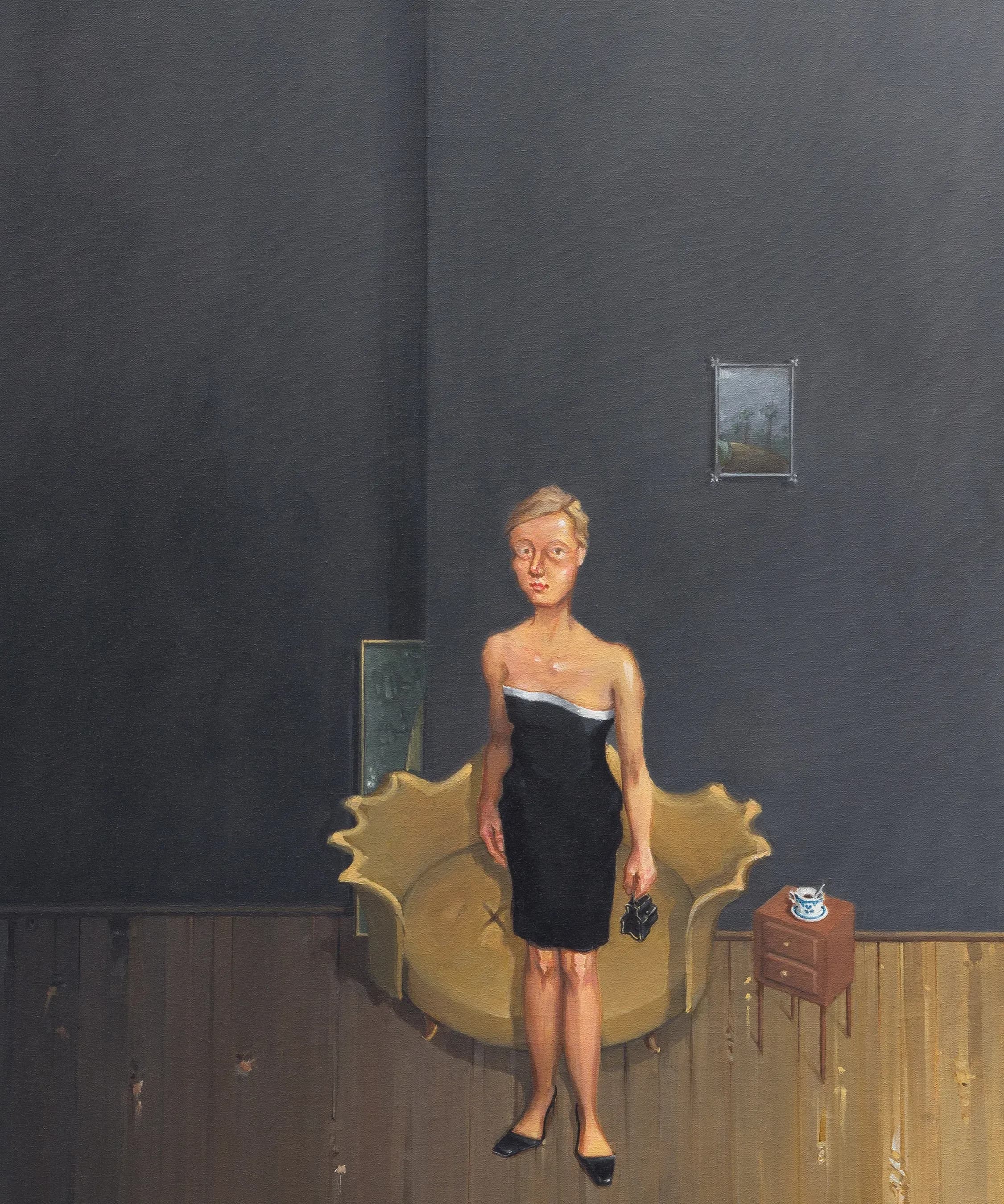 Rodrigo Cunha — Mulher com Vestido Bicolor, 2008/2009