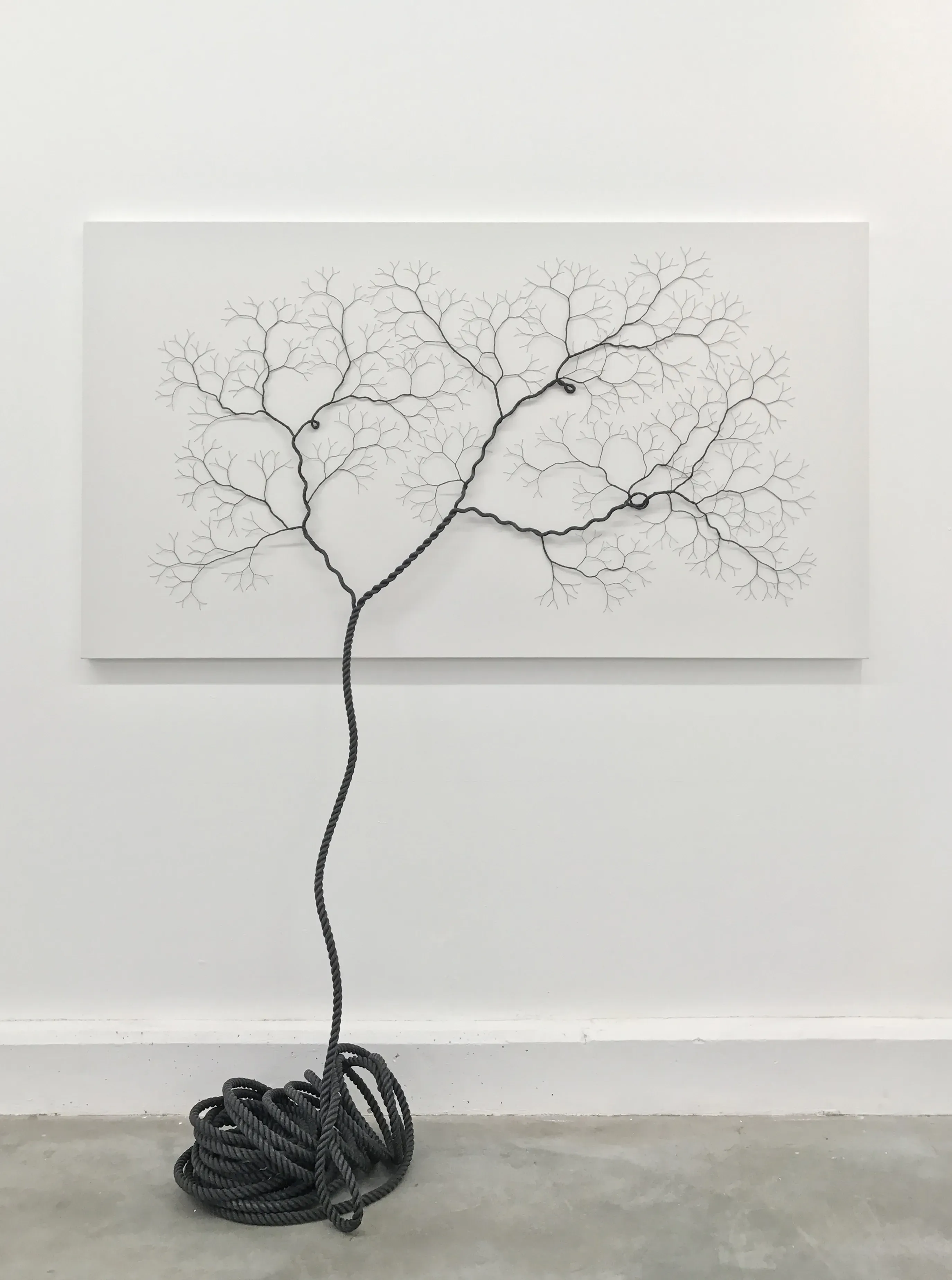 Janaina Mello Landini — Ciclotrama 84 (impregnação), 2017