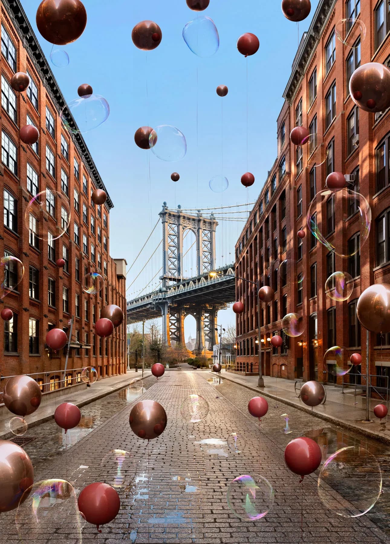 Flávia Junqueira — Manhattan Bridge, 1909 · DUMBO, Brooklyn, 2026
