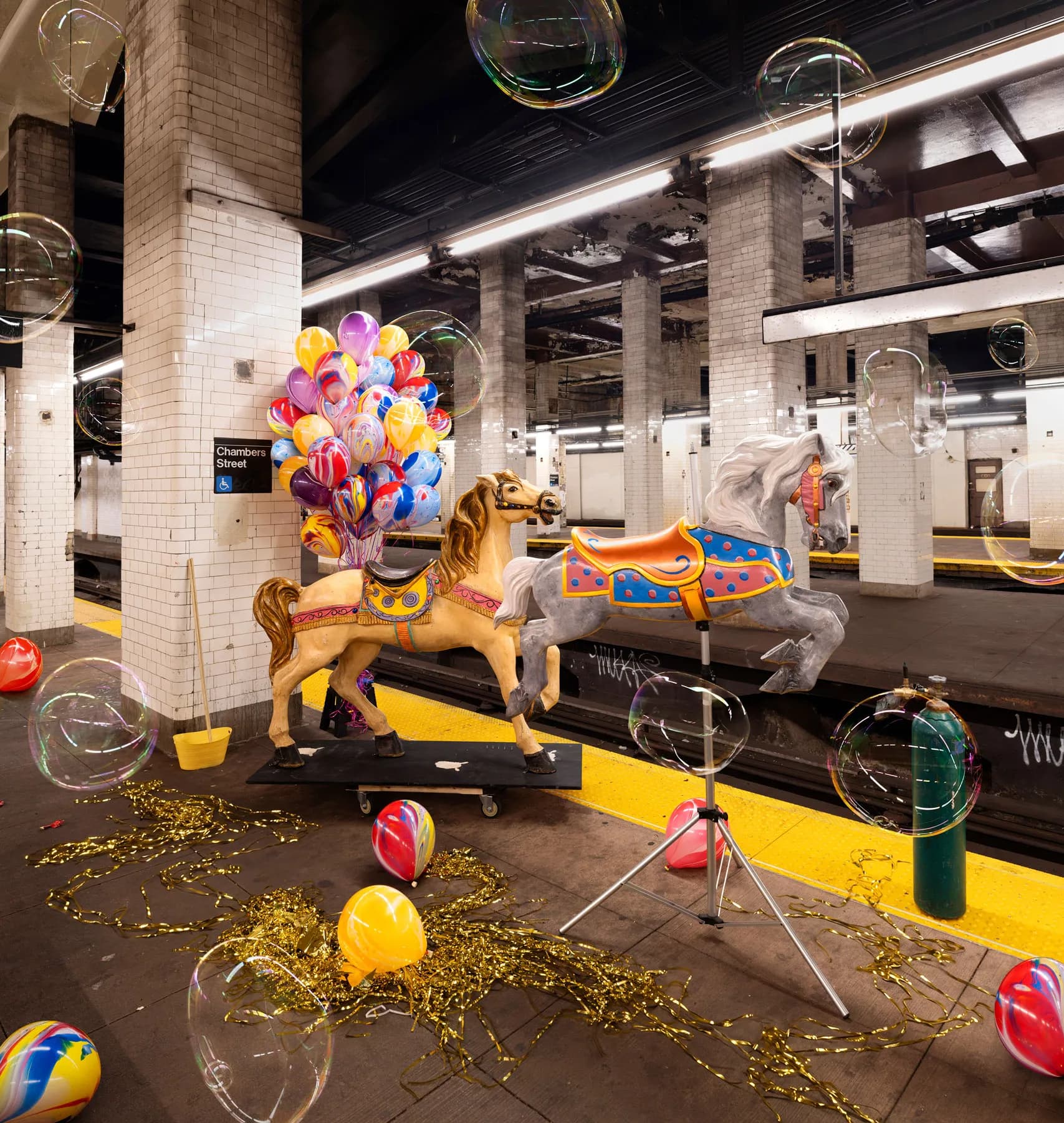 Flávia Junqueira — Chambers Street Station Platform, 1913, New York, 2026